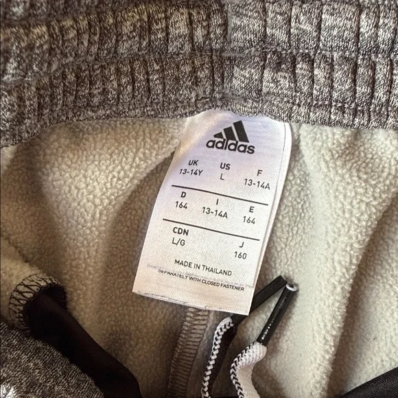 Adidas Kids Charcoal Sweatpants - Picture 2 of 4